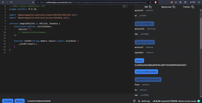 Deployed a contract from verified Github contract