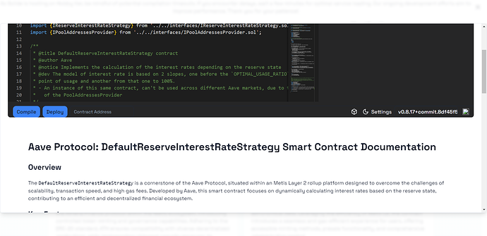 Loading Metis contract on Solide App