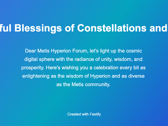Bountiful Blessings of Constellations and Codes