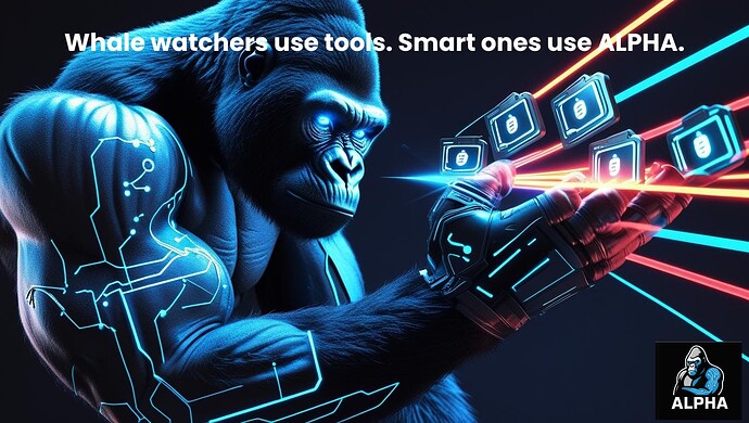 Whale watchers use tools. Smart ones use ALPHA.